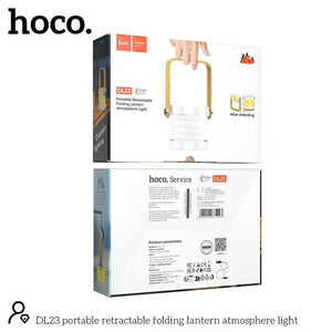 HOCO DL23 PORTABLE RETRACTABLE FOLDING LANTERN ATMOSPHERE LIGHT