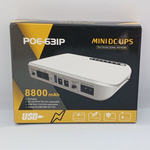 SKE MINI DC UPS POE-63IP 8800MAH