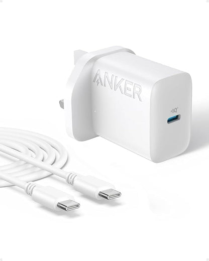 Anker select Charger (20w, 1 port) With Usb-c Cable 1.5m