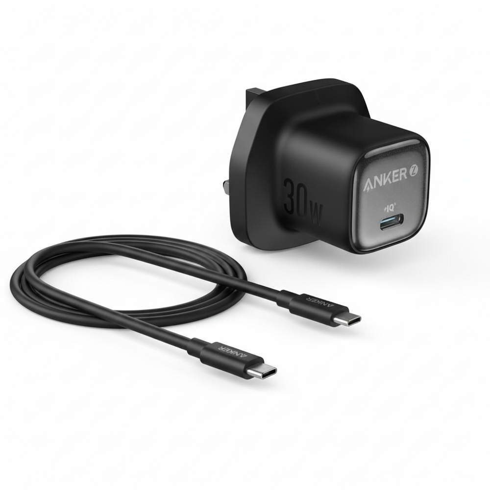 Anker zolo charger (30w) with usb-c cable