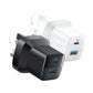 Anker 323 dual charger (33w, 2 ports)