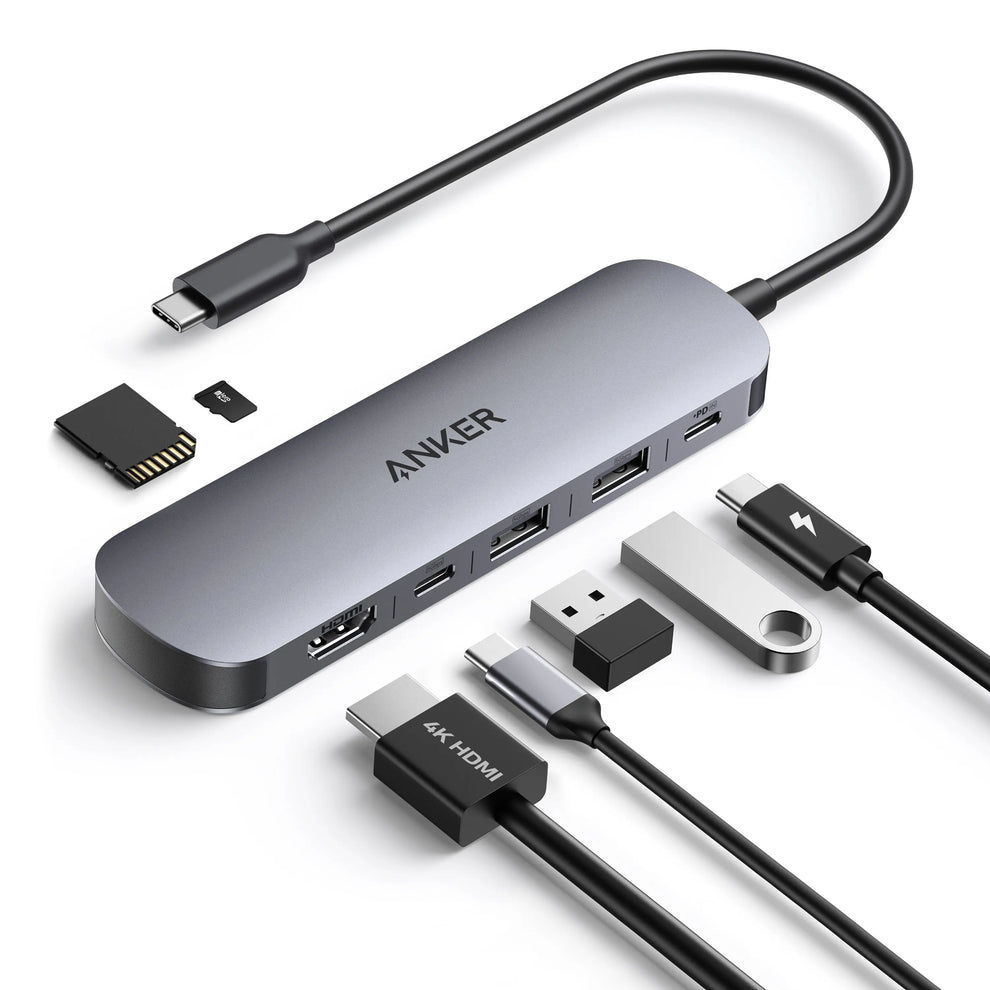 Anker Nano Usb-c Hub ( 7 in 1 4k hdmi) 100w pd input charging A83D2HA1