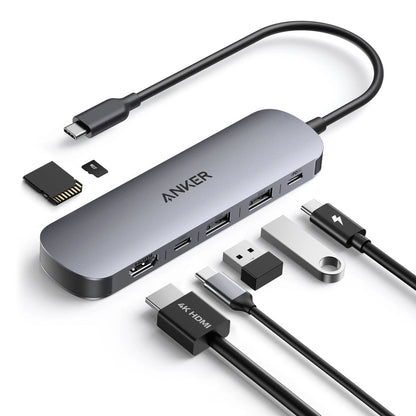 Anker Nano Usb-c Hub ( 7 in 1 4k hdmi) 100w pd input charging A83D2HA1