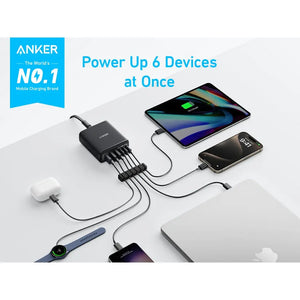 Anker (6 ports, 112w) Multi Device Fast charging A2154K11