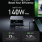 Anker Prime Charger( 250w, 6 ports ,gan prime /4 usb-c ,2 usb-a) Smart power control A2345241ASH