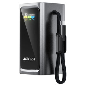 ACEFAST 100W FAST CHARGING POWER BANK WITH CABLE AND TFT DISPLAY M33