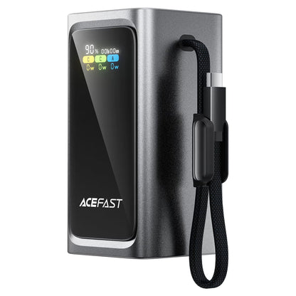ACEFAST 100W FAST CHARGING POWER BANK WITH CABLE AND TFT DISPLAY M33