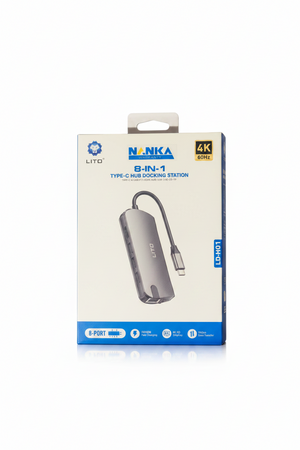 Lito 8 in 1 type-c hub docking station