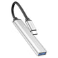 Hoco 4 in 1 hub mini adapter HB26