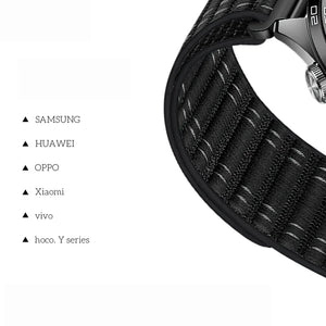 HOCO WATCH BAND FABRIC SERIES LOOP WAVE PATTERN NYLON STRAP WH15
