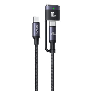 YESIDO 2 IN 1 CABLE USB-C TO C / MAGNETIC CABLE 5A MAX CA197