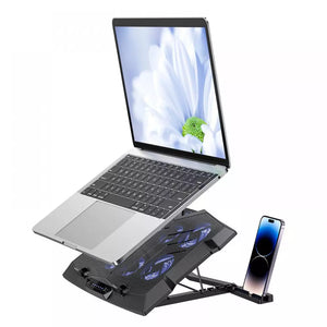 HOCO 8 FANS LAPTOP COOLER WITH 6 LEVEL AIR FLOW ADJUSTMENT GM27