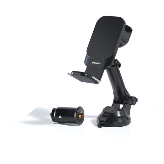 PORODO 3 IN 1 MAGSAFE CAR MOUNT WATCH & EARBUDS CHARGING 15W