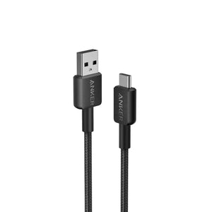 Anker 322 usb-a to usb-c braided cable (0.9m braided) 3ft
