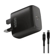 GREEN LION COMPACT WALL CHARGER TYPE-C PORT CHARGER 20W 3PIN