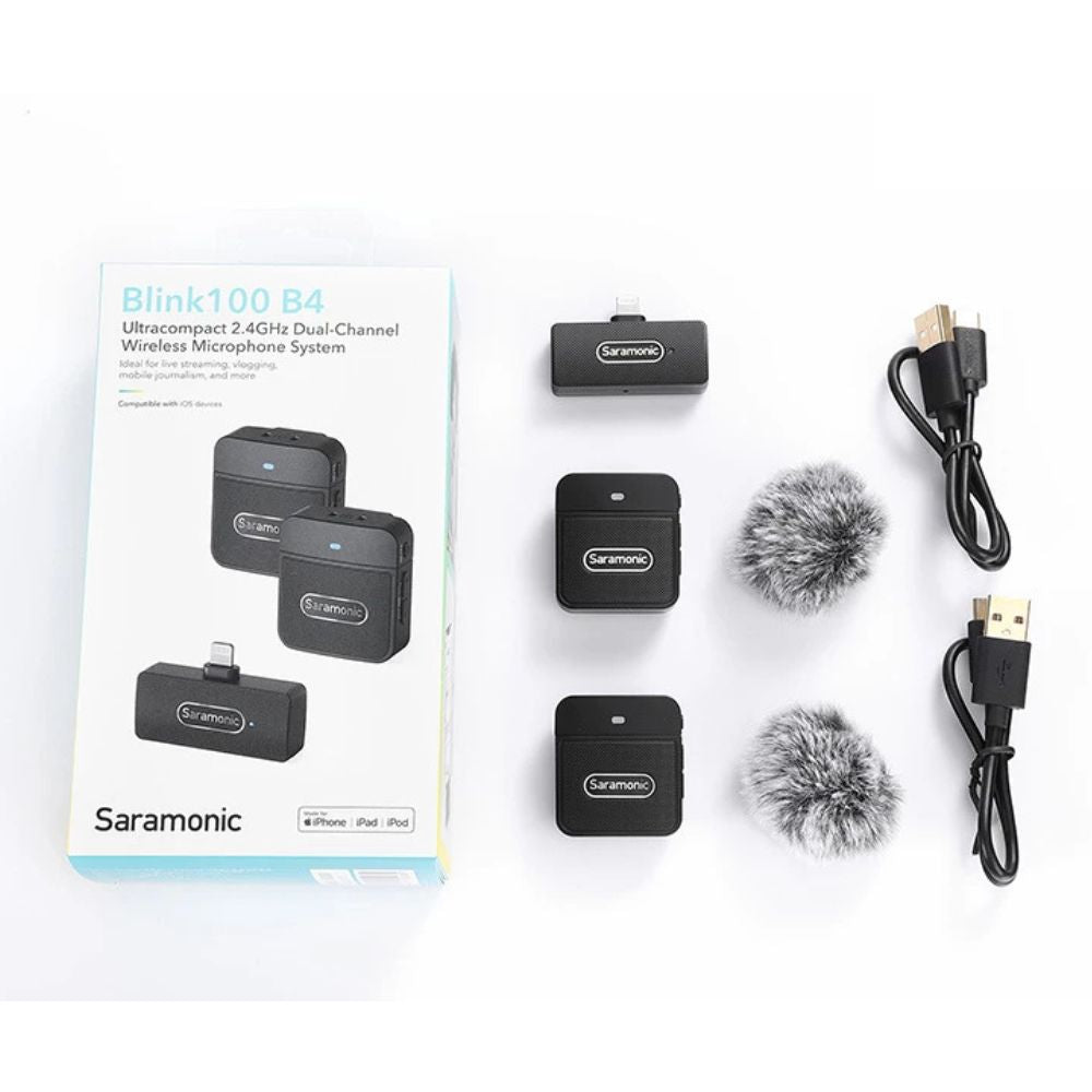 Saramonic Blink 100 B4 2.4Ghz Dual-channel Wireless Microphone System