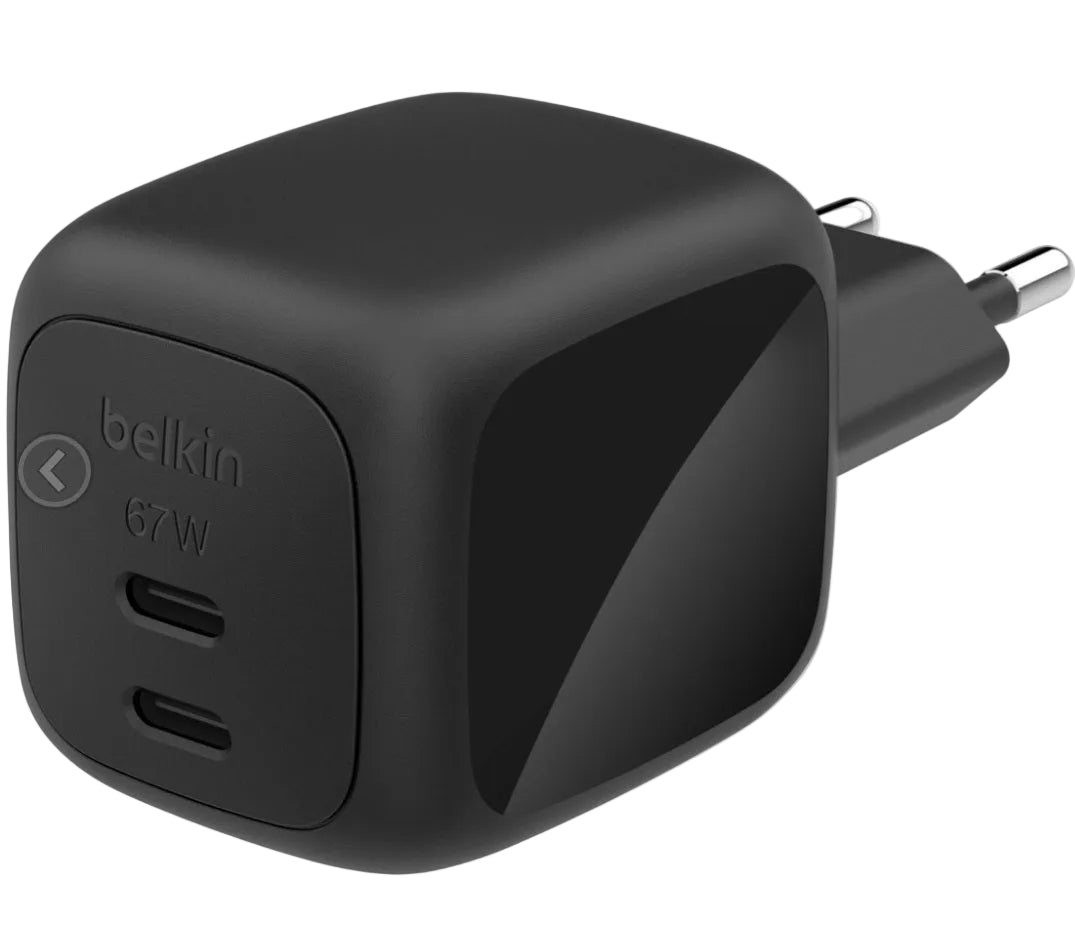 Belkin Boostcharge pro 67w Dual usb-c gan wall charger