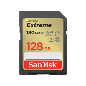 Sandisk extreme sdxc uhs-I card up to 180mg/s