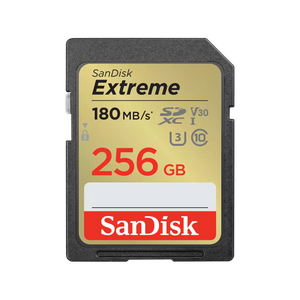 Sandisk extreme sdxc uhs-I card up to 180mg/s