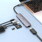 HOCO USB-C MULTIFUNCTION ADAPTER 6 IN 1 (USB-C 100W) HB28