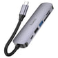 HOCO USB-C MULTIFUNCTION ADAPTER 6 IN 1 (USB-C 100W) HB28