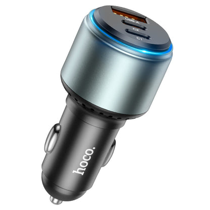 HOCO CAR CHARGER 95W HIGH-POWER THREE-PORT FAST CHARGING NZ9