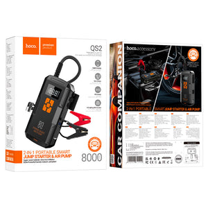 HOCO 3-IN-1 PORTABLE SMART JUMP STARTER & AIR PUMP & LIGHT QS4