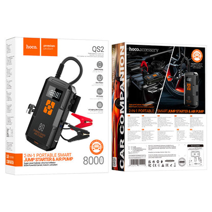 HOCO 3-IN-1 PORTABLE SMART JUMP STARTER & AIR PUMP & LIGHT QS4