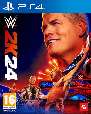 Sony Ps4 cd wwe 2k24 video games