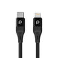 PORODO BLUE TYPE-C TO LIGHTNING CABLE CODE D