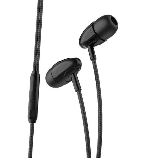 PORODO BLUE STEREO EARPHONES WITH AUX CONNECTOR CODE C