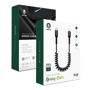 GREEN LION TYPE-C TO LIGHTNING SPRING CABLE PD 20 CODE G