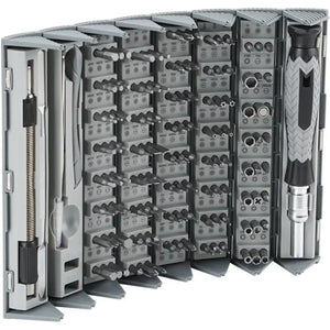 Promate 126-pieces cylindrical magnetic screwdriver kit