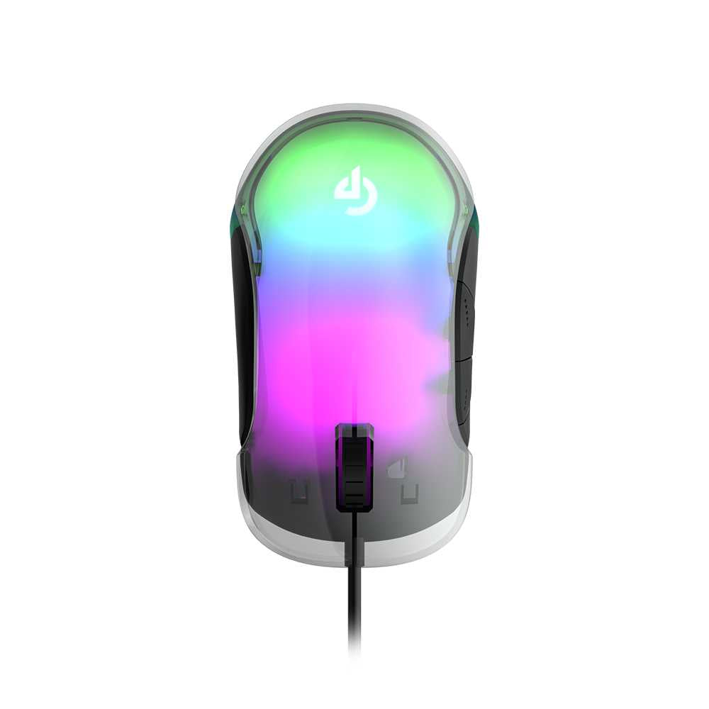 PORODO GAMING 8D CRYSTAL SHELL GAMING MOUSE PDX315