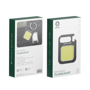 Green lion keychain flashlight