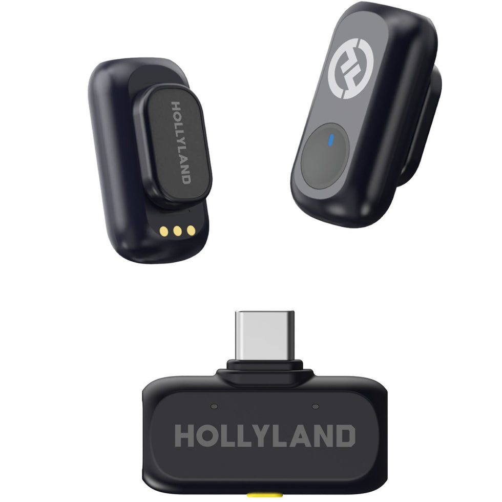 Hollyland Lark A1 Wireless Lavalier Microphone Mini Duo