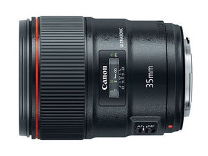 Canon Lens EF 35mm F/1.4L II USM with Lens Case and Lens Hood