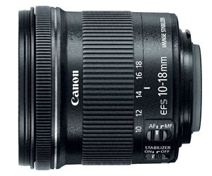 Canon Lens EFS 10-18mm F/4.5-5.6 IS STM