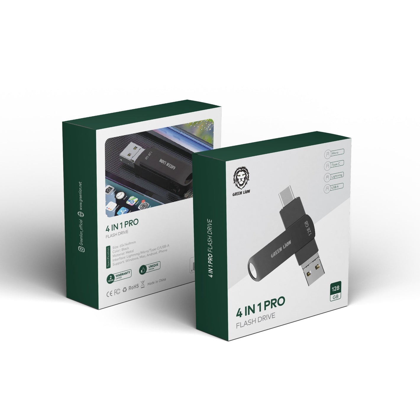 Green lion 4 in 1 flash drive