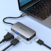 LENTION USB C DIGITAL AV MULTIPORT ADAPTER CE54