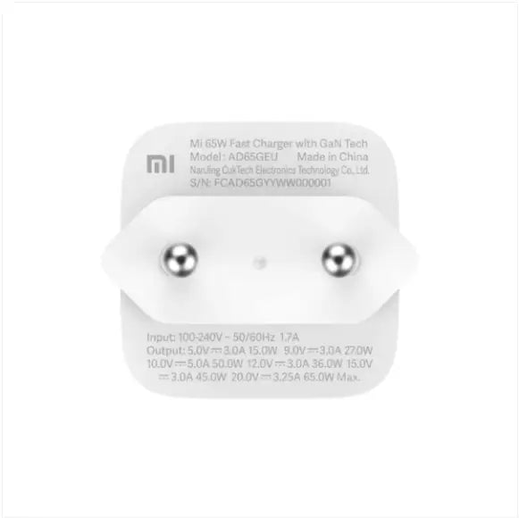 MI 65W FAST CHARGER WITH GAN TECH