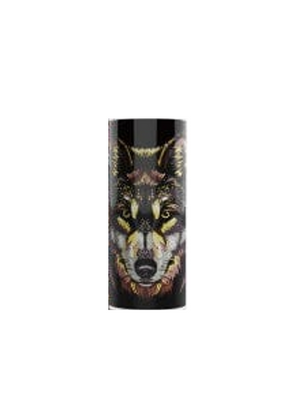 GREEN LION PATTERN BOTTLE ART PAINTING