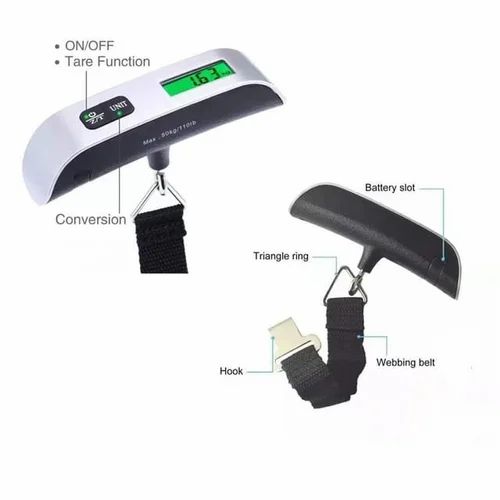 Digital Luggage Scale 50KG Max - Green Lion