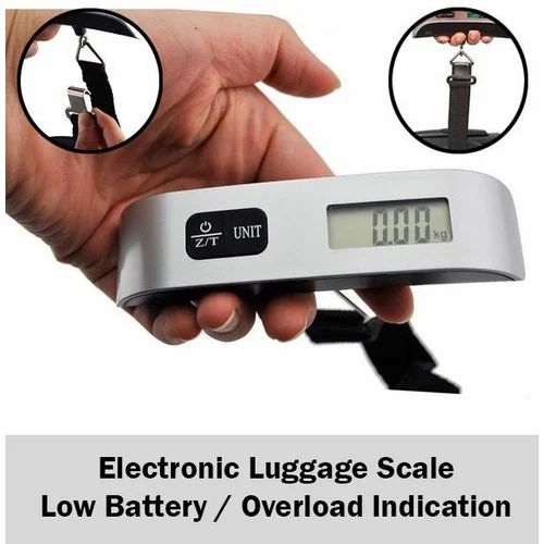 Green Lion Digital Luggage Scale 50Kg Max - Silver