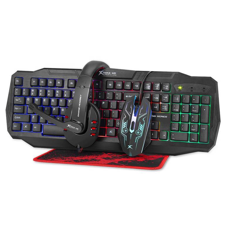 KEYBOARD MOUSE HEADSET GAMING COMBO XTREME