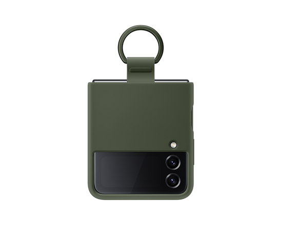 SILICONE COVER WITH RING GALAXY Z FLIP 4